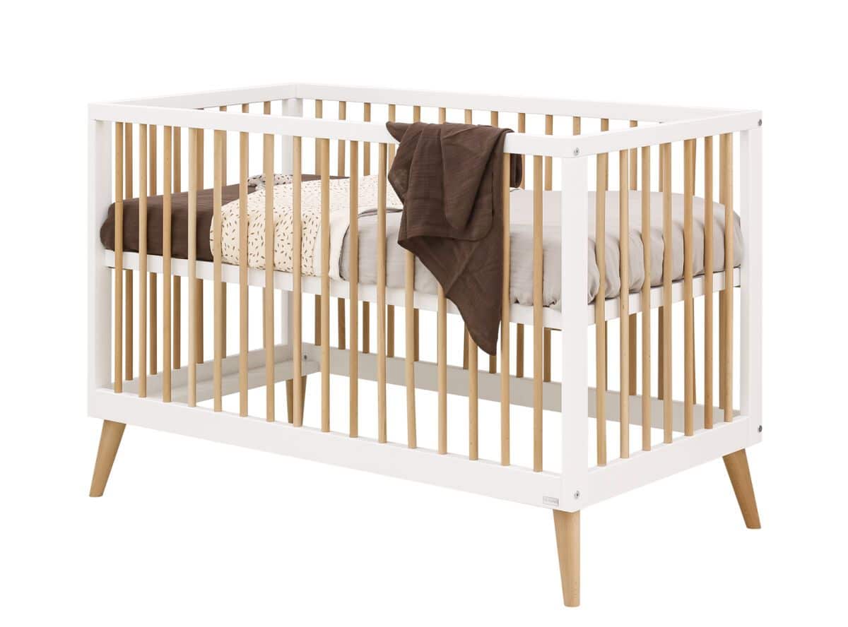 Ledikant Bopita Jort White/Natural - Afbeelding 2